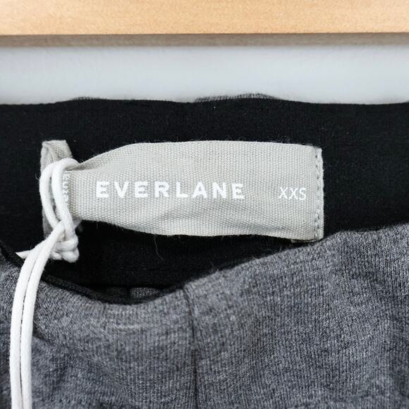 NWT Everlane The Wide Leg Dream Pant Mid Rise Heathered Charcoal Gray Size XXS - Picture 8 of 8